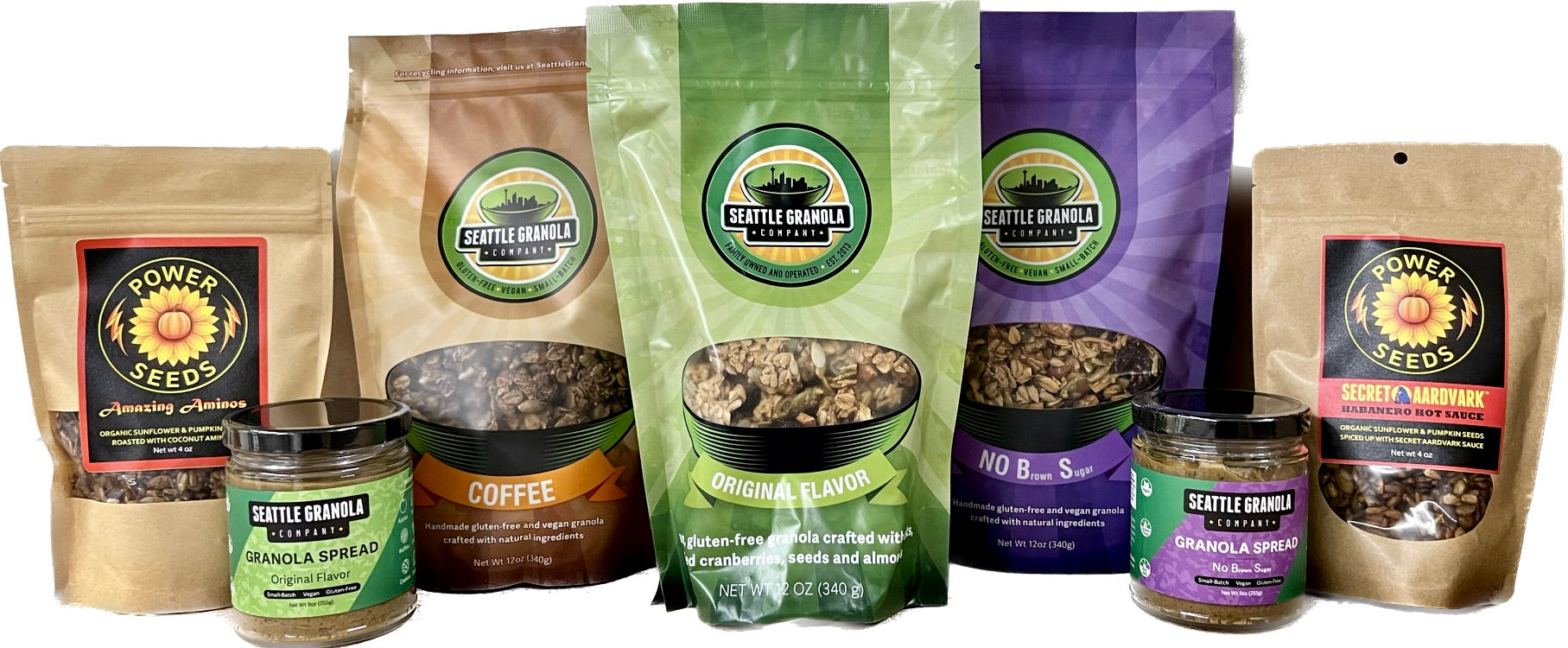 product line website - Seattle Granola Company 
