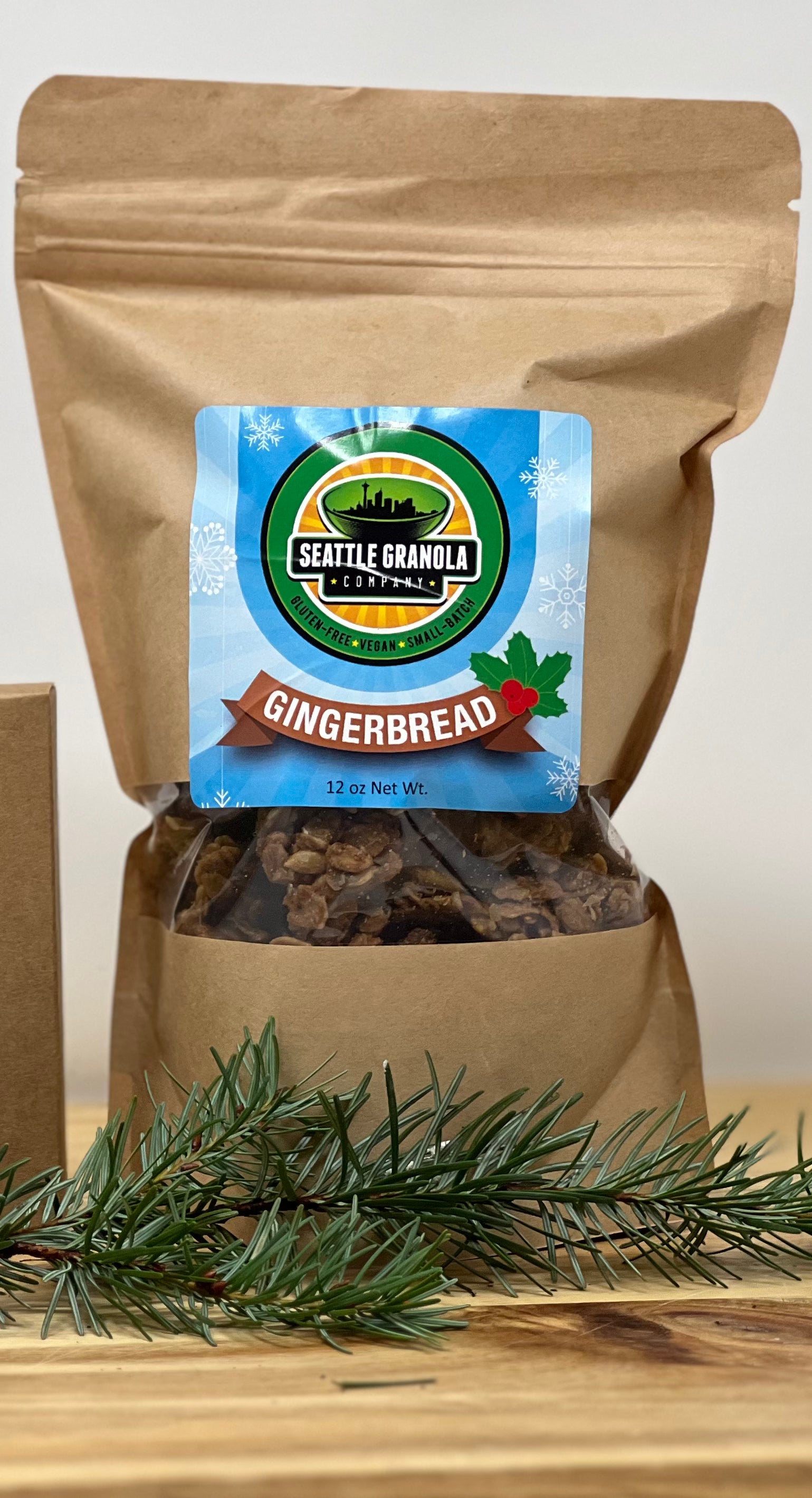 Gingerbread 12oz Bag - Seattle Granola Company 