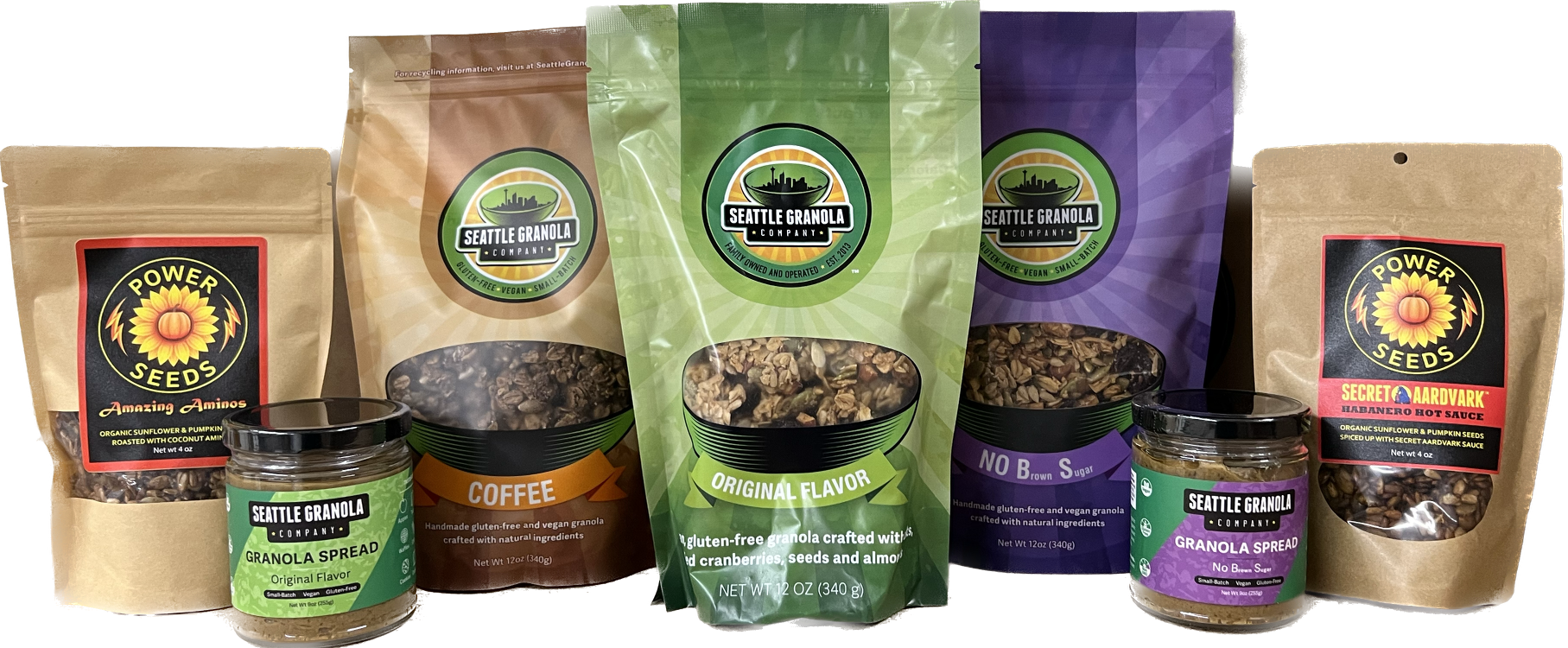 Seattle Granola Company - Vegan and Gluten-Free Granola